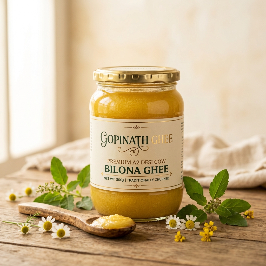 Gopinath Ghee 500ml glass jar